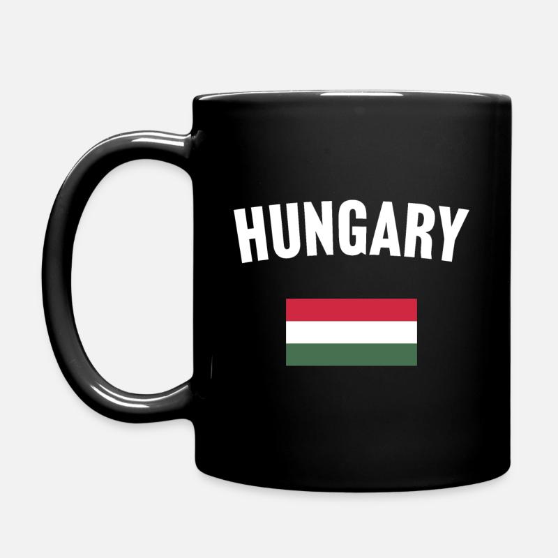 Ungarn Flagge - Tasse einfarbig - Schwarz