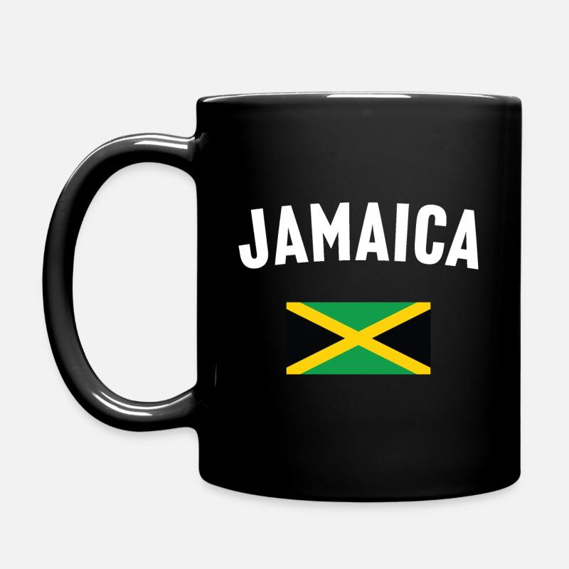 Jamaica Flag - Full Colour Mug - black