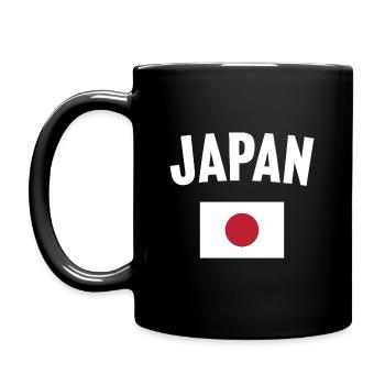 Drapeau du Japon - Mug uni - noir - Gauche