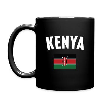 Drapeau du Kenya - Mug uni - noir - Gauche