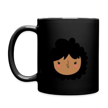 GiRLY - Full Colour Mug - black - Left