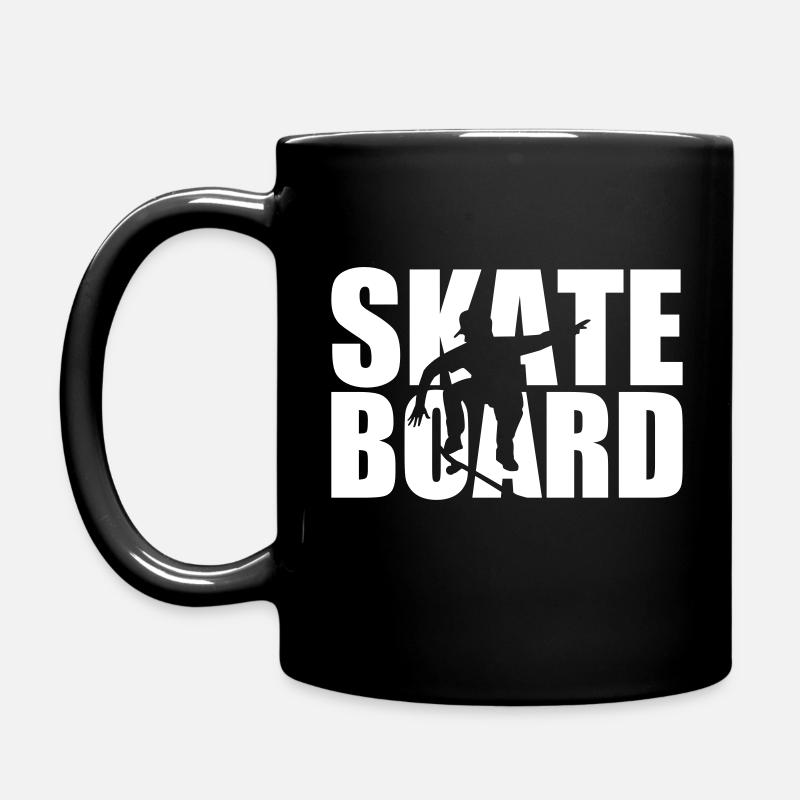 Skateboard - Tasse einfarbig - Schwarz