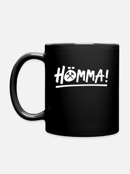 Hömma! - Tasse einfarbig - Schwarz