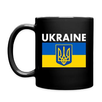 Ukraine - Mug uni - noir - Gauche