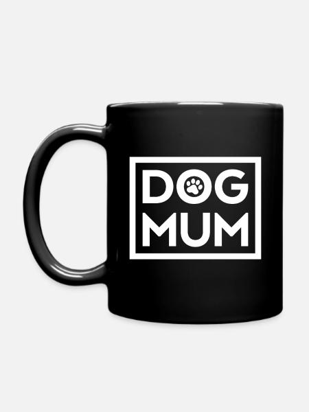 Dog Mum - Full Colour Mug - black