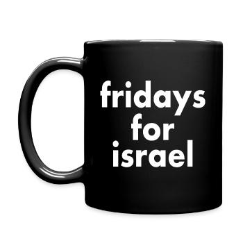 Fridays for israel - Full Colour Mug - black - Left