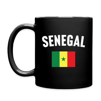 Senegal Flag - Full Colour Mug - black - Left