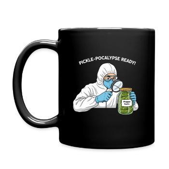Pickle-pocalypse prêt ! - Mug uni - noir - Gauche