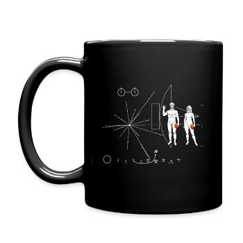 Basketball Pioneer Plate - Full Colour Mug - black - Left