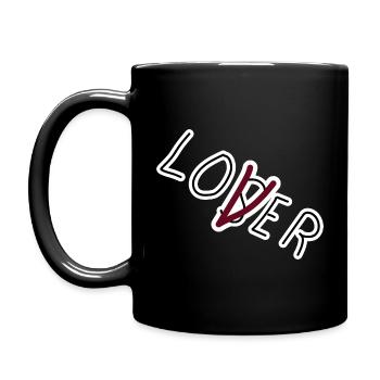It es Lover Loser Film - Tasse einfarbig - Schwarz - Links