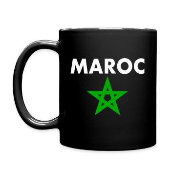 Maroc - Mug uni - noir - Gauche