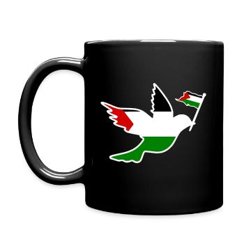 Free palestine - Full Colour Mug - black - Left