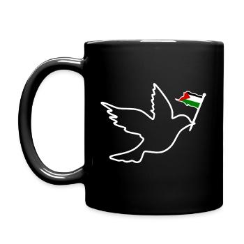 Free palestine - Mug uni - noir - Gauche