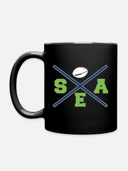 Seattle Cross - Tasse einfarbig - Schwarz