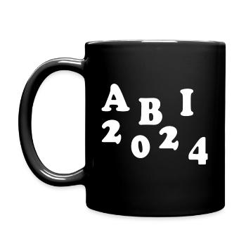 Abi 2024 - Tasse einfarbig - Schwarz - Links