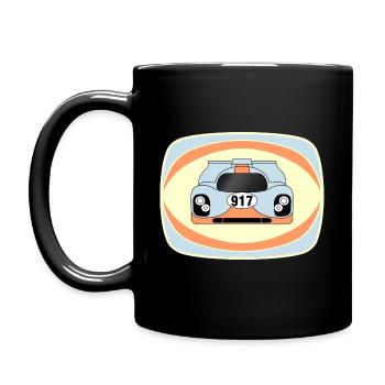 917 Retro Sportscar - Tasse einfarbig - Schwarz - Links