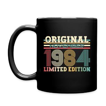 40e anniversaire Légende Novembre 1984 Volume 84 - Mug uni - noir - Gauche