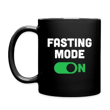Fasting Mode On - Full Colour Mug - black - Left