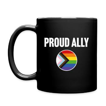 Proud Ally - Full Colour Mug - black - Left