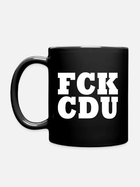 Cdu - Tasse einfarbig - Schwarz