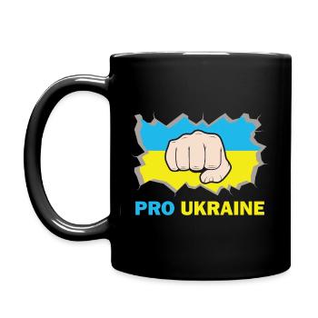 Ukraine | | pro Ukraine | anti-Poutine Guerre d’Ukraine - Mug uni - noir - Gauche