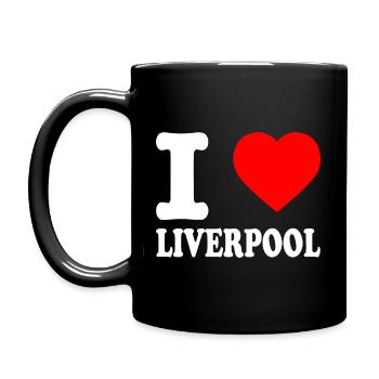 Liverpool - Full Colour Mug - black - Left