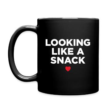 Ressembler à une collation - Mug uni - noir - Gauche