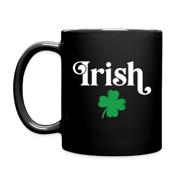 Irish - Full Colour Mug - black - Left