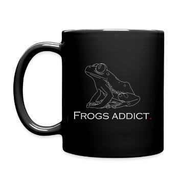 Frogs addict - Full Colour Mug - black - Left