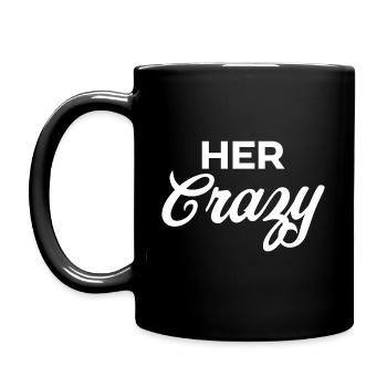 Her Crazy - Full Colour Mug - black - Left