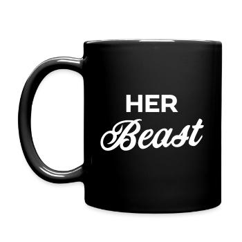Sa Bête - Mug uni - noir - Gauche
