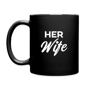 Her Wife - Full Colour Mug - black - Left