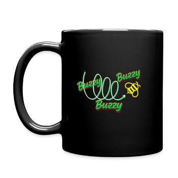 Busy Bee - Full Colour Mug - black - Left