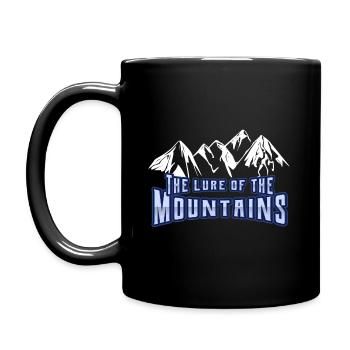 L’attrait des montagnes 2 - Mug uni - noir - Gauche