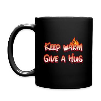 Keep Hugging - Full Colour Mug - black - Left