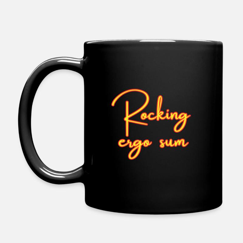 Ergo sum à bascule - Mug uni - noir
