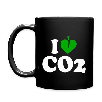 I love co2 - Full Colour Mug - black - Left