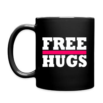 Free Hugs - Mug uni - noir - Gauche