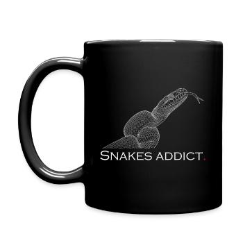 Snakes addict - Full Colour Mug - black - Left