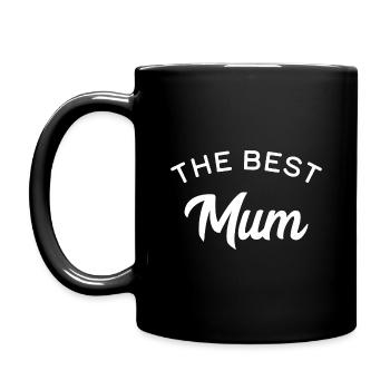 The Best Mum - Full Colour Mug - black - Left