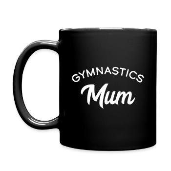 Gymnastics Mum - Full Colour Mug - black - Left