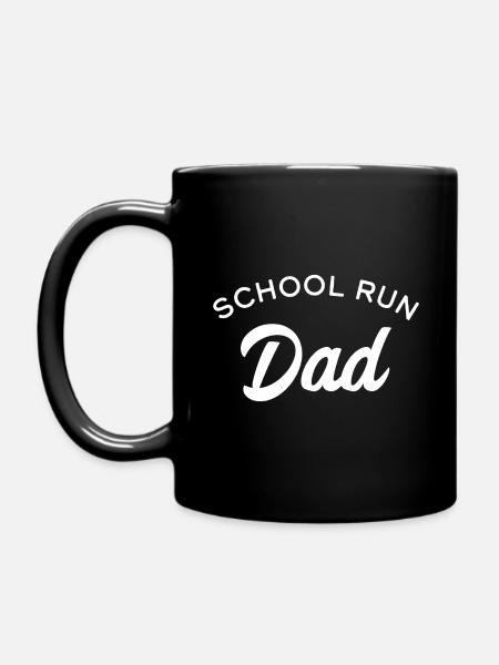 Schulleitung Papa - Tasse einfarbig - Schwarz