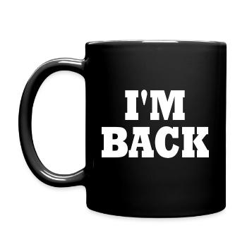 Im back - Full Colour Mug - black - Left
