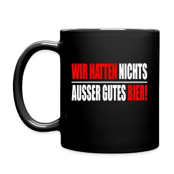 Ossi - DDR - Osten Sächsisch Geschenk - Tasse einfarbig - Schwarz - Links