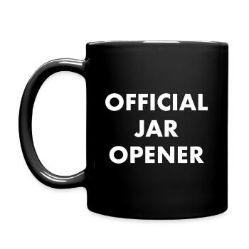 Official Jar Opener - Full Colour Mug - black - Left