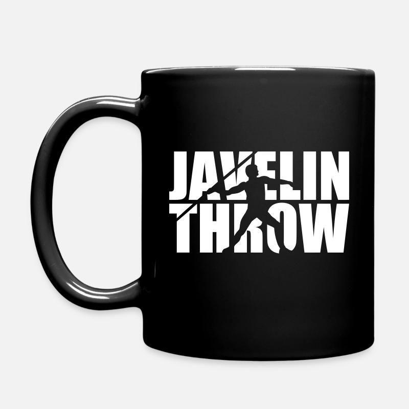 Speerwurf - Tasse einfarbig - Schwarz
