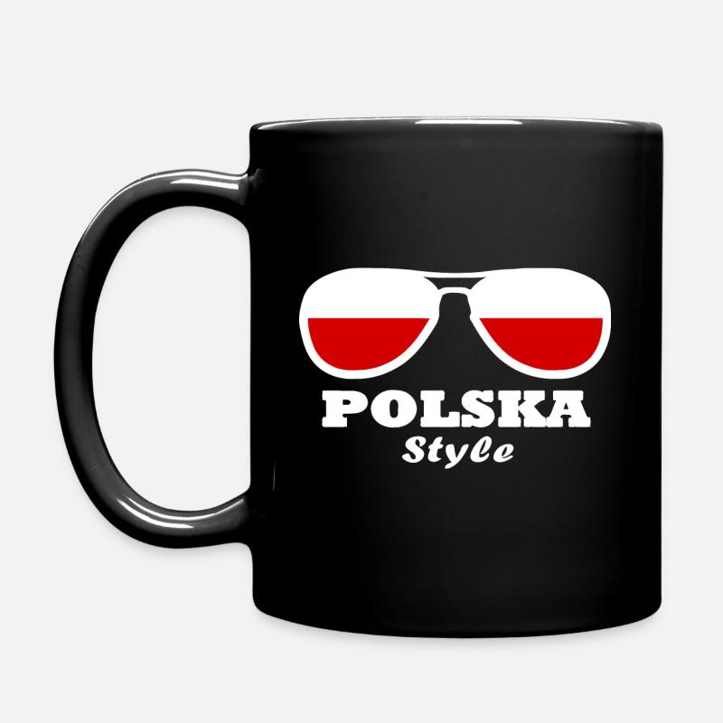 Style Polska - Drapeau - Mug uni - noir