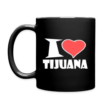 J'aime tijuana - Mug uni - noir - Gauche