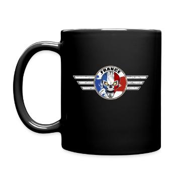 France Skull - Full Colour Mug - black - Left