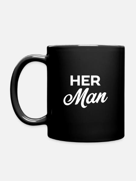 Ihr Mann - Tasse einfarbig - Schwarz